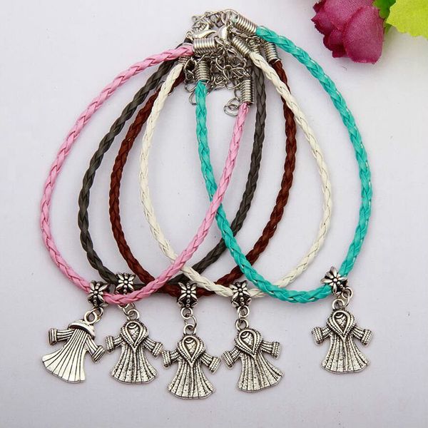 цинковый сплав древнее серебряное пальто пальто шарма кулон смешанный цвет плетеный канат браслет женщины хэллоуин ювелирные изделия праздни, Golden;silver
цинковый сплав древнее серебряное пальто пальто шарма кулон смешанный цвет плетеный канат браслет женщины хэллоуин ювелирные изделия праздни, Golden;silver