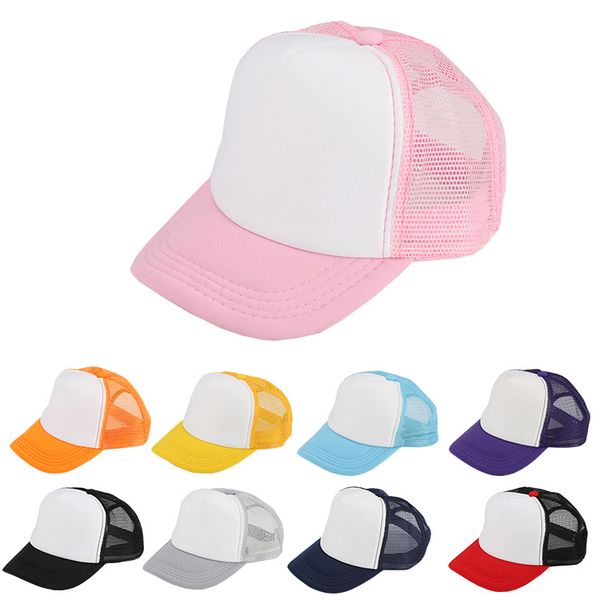 Kids Mesh Blank Trucker Cap Adult Caps Patchwork Hat Summer Hip Hop Hat Children Baseball Caps Baby Fashion Sunhats Visor AAA1064
Kids Mesh Blank Trucker Cap Adult Caps Patchwork Hat Summer Hip Hop Hat Children Baseball Caps Baby Fashion Sunhats Visor AAA1064