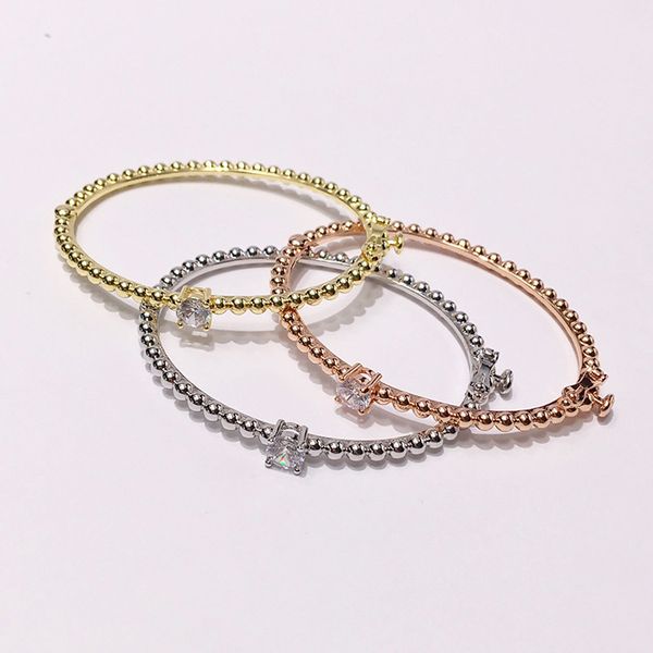 2019 luxurious simple ladies bracelet plated with 18k gold diamond bracelet, exquisite jewelry beads bangle, Black
2019 luxurious simple ladies bracelet plated with 18k gold diamond bracelet, exquisite jewelry beads bangle, Black