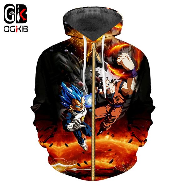 ogkb anime hoody with zipper 2018 spring autumn winter warm casual hoodies funny print vegeta and son 3d sweatshirt outwears, Black
ogkb anime hoody with zipper 2018 spring autumn winter warm casual hoodies funny print vegeta and son 3d sweatshirt outwears, Black