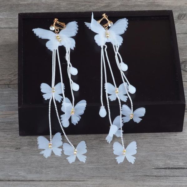 hand made crystal beads, bride earrings, butterflies, long sage immortal earrings, Silver
hand made crystal beads, bride earrings, butterflies, long sage immortal earrings, Silver