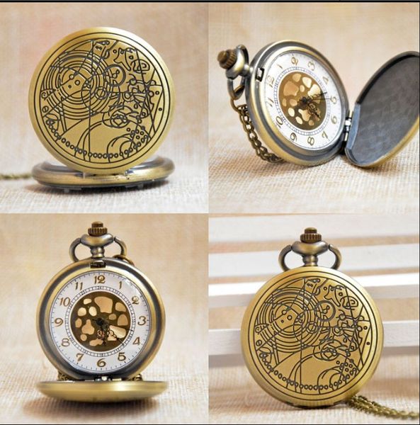 bronze doctor who style fashion quartz pocket watch gift men women watches, Slivery;golden
bronze doctor who style fashion quartz pocket watch gift men women watches, Slivery;golden