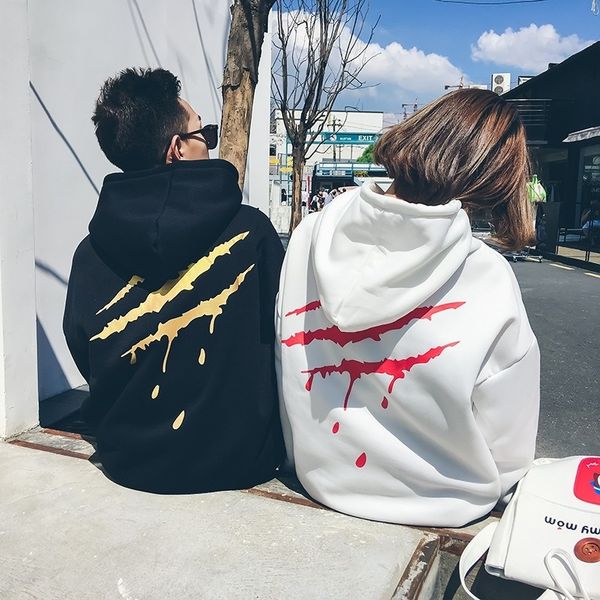 2018 autumn and winter new long-sleeved men's hoodie fashion casual personality pullover black and white couple sweatshirt
2018 autumn and winter new long-sleeved men's hoodie fashion casual personality pullover black and white couple sweatshirt