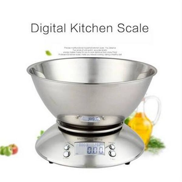 digital stainless steel kitchen scale multifunction food scale with removable bowl backlight lcd display
digital stainless steel kitchen scale multifunction food scale with removable bowl backlight lcd display