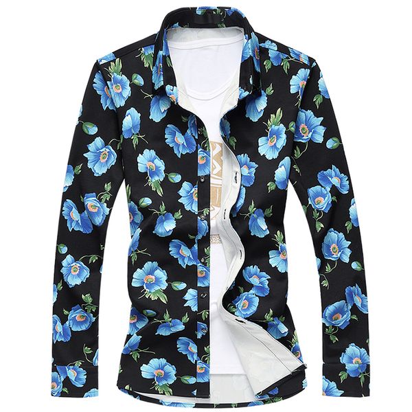 nice spring men shirts long sleeve casual flower floral fashion casual male slim fi dress shirt hawaii large size l-7xl 7xl, White;black
nice spring men shirts long sleeve casual flower floral fashion casual male slim fi dress shirt hawaii large size l-7xl 7xl, White;black