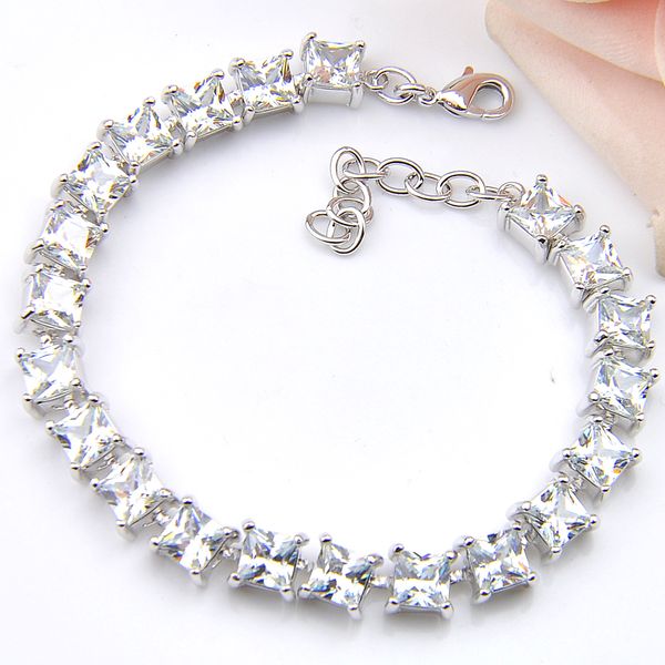 luckyshine fashion style square cut white z bracelet 925 silver plated tennis zircon bracelet lovers men lady ing, Golden;silver
luckyshine fashion style square cut white z bracelet 925 silver plated tennis zircon bracelet lovers men lady ing, Golden;silver