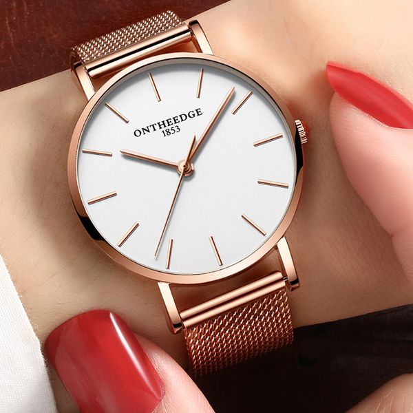 mens womens wristwatches stainless steel mesh belt quartz 6mm thin man woman watches waterproof rose gold ontheedge brand clocks, Slivery;brown
mens womens wristwatches stainless steel mesh belt quartz 6mm thin man woman watches waterproof rose gold ontheedge brand clocks, Slivery;brown
