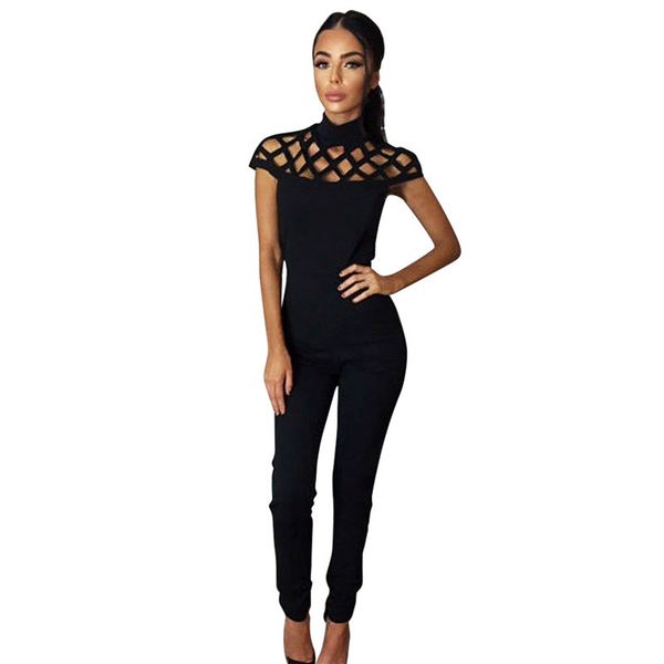nitree spring selling womens choker high neck caged sleeve playsuits long rompers women jumpsuits summer women's bodysuits, Black;white
nitree spring selling womens choker high neck caged sleeve playsuits long rompers women jumpsuits summer women's bodysuits, Black;white
