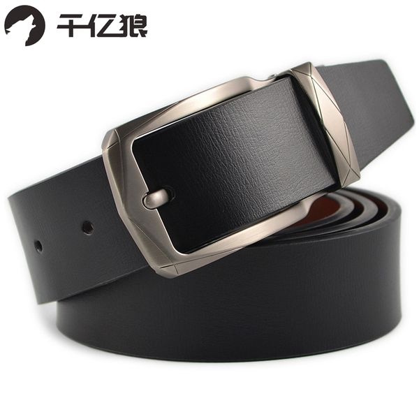 men's pin buckle belt alloy automatic buckle high-grade 94 leather belt men, Black;brown
men's pin buckle belt alloy automatic buckle high-grade 94 leather belt men, Black;brown