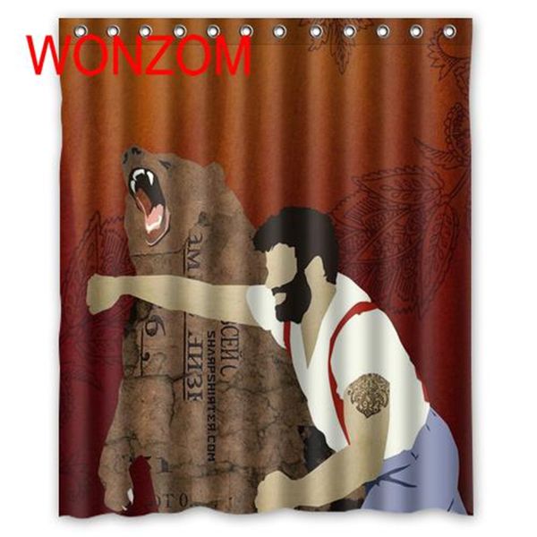 wonzom bear shower bathroom waterproof accessories curtains for decor modern 3d polyester animal bath curtain with 12 hooks
wonzom bear shower bathroom waterproof accessories curtains for decor modern 3d polyester animal bath curtain with 12 hooks