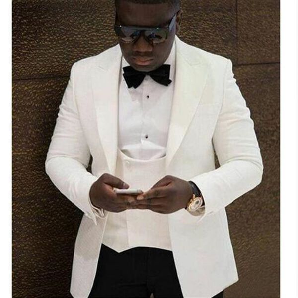 white notched lapel suit terno masculino tuxedos bridegroom suits groomsman 3pieces blazer for man(jacket+pant+vest+tie, White;black
white notched lapel suit terno masculino tuxedos bridegroom suits groomsman 3pieces blazer for man(jacket+pant+vest+tie, White;black