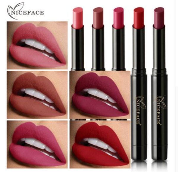 niceface matte lipstick for lips waterproof long lasting nourishing lipstick tint nude cosmetics lipstic makeup set
niceface matte lipstick for lips waterproof long lasting nourishing lipstick tint nude cosmetics lipstic makeup set