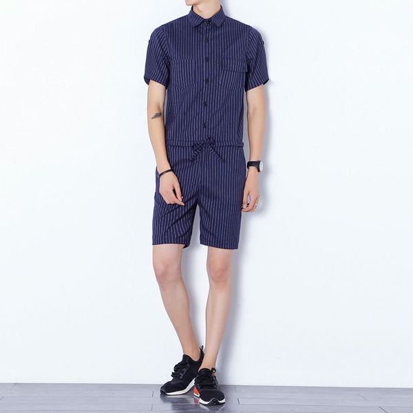 summer men boyfriend jumpsuits korean style singer costumes black and blue cargo pants fashion stripe bib overalls 0528
summer men boyfriend jumpsuits korean style singer costumes black and blue cargo pants fashion stripe bib overalls 0528
