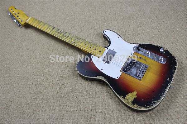custom shop master built heavy relic worn vintage sunburst andy summer tele tl electric guitar boom switch, h-s control ,aged hardware
custom shop master built heavy relic worn vintage sunburst andy summer tele tl electric guitar boom switch, h-s control ,aged hardware