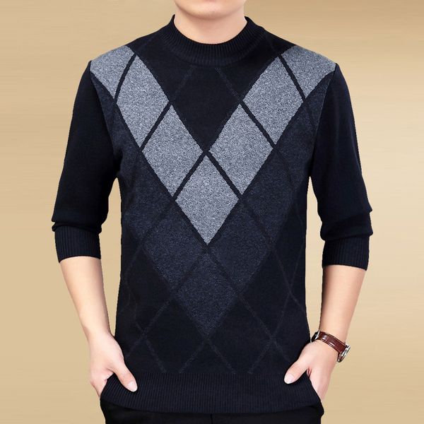 autumn men sweater pullover korean brand casual male clothes plaid pullover sweater men outerwear homme christmas, White;black
autumn men sweater pullover korean brand casual male clothes plaid pullover sweater men outerwear homme christmas, White;black