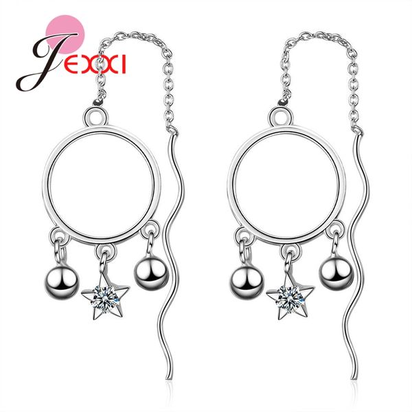 jexxi genuine 925 sterling silver round design with silver balls drop earrings filled shining crystals women wedding jewelry
jexxi genuine 925 sterling silver round design with silver balls drop earrings filled shining crystals women wedding jewelry