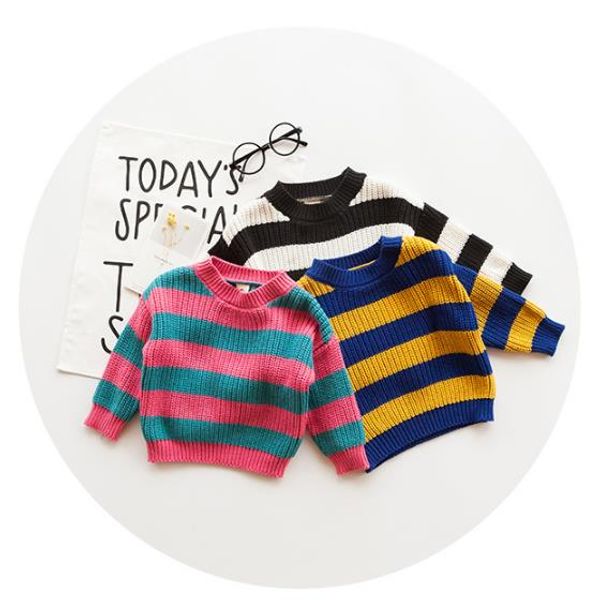 mabeezo wholesale baby girls sweater knitting striped autumn cotton full sleeves children clothes sweater, Blue
mabeezo wholesale baby girls sweater knitting striped autumn cotton full sleeves children clothes sweater, Blue