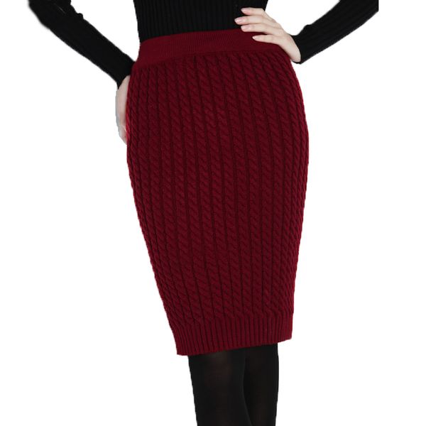 autumn&winter casual womens high waist knee-length cable knitted pencil sweater skirts bust tube skirt 2016 ing, Black
autumn&winter casual womens high waist knee-length cable knitted pencil sweater skirts bust tube skirt 2016 ing, Black
