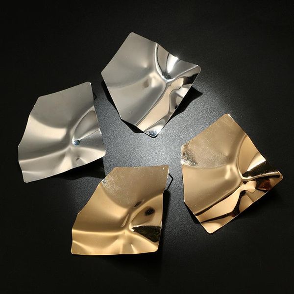fashion simple gold-plated pleated earrings personality exaggerated earrings 2 colours female designer earrings dangle jewelry ing, Silver
fashion simple gold-plated pleated earrings personality exaggerated earrings 2 colours female designer earrings dangle jewelry ing, Silver