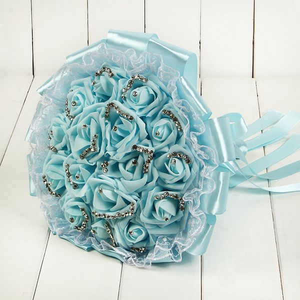 romantic lace rose bridesmaid wedding bouquet foam handmade flowers rose crystals bridal bouquet with ribbon bouquet de mariage
romantic lace rose bridesmaid wedding bouquet foam handmade flowers rose crystals bridal bouquet with ribbon bouquet de mariage