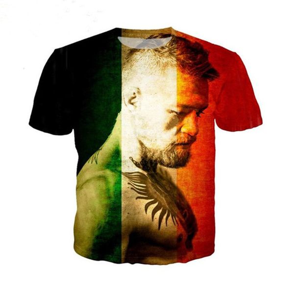 men/womens 3d star conor mcgregor print short sleeve funny t-shirts harajuku fitness casual shirt u1019, White;black
men/womens 3d star conor mcgregor print short sleeve funny t-shirts harajuku fitness casual shirt u1019, White;black