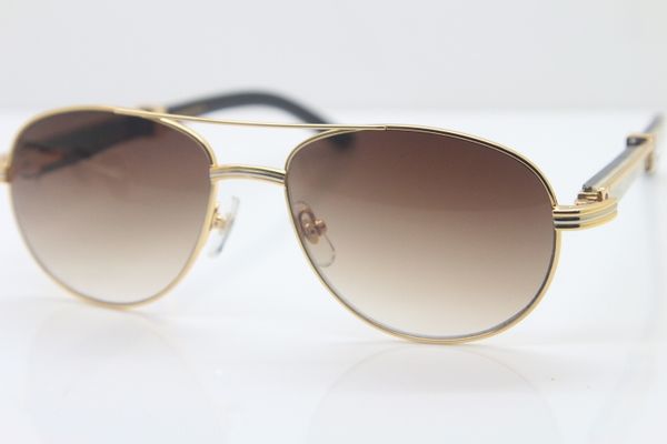 18k gold black white buffalo horn glasses ct569 round metal sunglasses wholesale sun glasses c decoration fashion accessories size:57-22-135, White;black
18k gold black white buffalo horn glasses ct569 round metal sunglasses wholesale sun glasses c decoration fashion accessories size:57-22-135, White;black