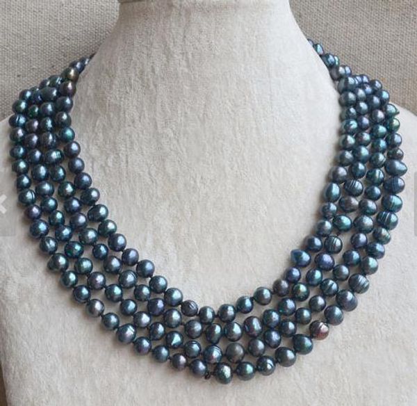 new arriver long pearl jewellery,8-9mm 80inches peacock color freshwater pearl necklace,ing, Black
new arriver long pearl jewellery,8-9mm 80inches peacock color freshwater pearl necklace,ing, Black