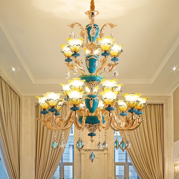 european style compound building large chandelier villa living room crystal chandeliers gold crystal lamp l lobby stairs long chandelier
european style compound building large chandelier villa living room crystal chandeliers gold crystal lamp l lobby stairs long chandelier