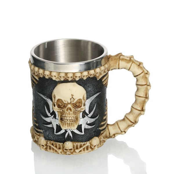 eco-friendly skull mugs double wall coffee creative stainless steel knight tankard dragon drinking tea cup caneca viking gift
eco-friendly skull mugs double wall coffee creative stainless steel knight tankard dragon drinking tea cup caneca viking gift