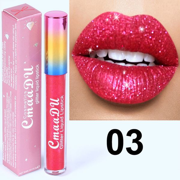 wholesale cmaadu glitter flip lip gloss velvet matte lip tint 6 colors waterproof long lasting diamond flash shimmer liquid lipstick
wholesale cmaadu glitter flip lip gloss velvet matte lip tint 6 colors waterproof long lasting diamond flash shimmer liquid lipstick