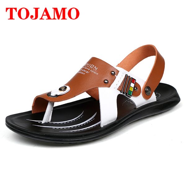 tojamo men's summer comfortable sandals men leather sandals summer beach slides sandalias hombre fashion outdoor flat men shoes, Black
tojamo men's summer comfortable sandals men leather sandals summer beach slides sandalias hombre fashion outdoor flat men shoes, Black
