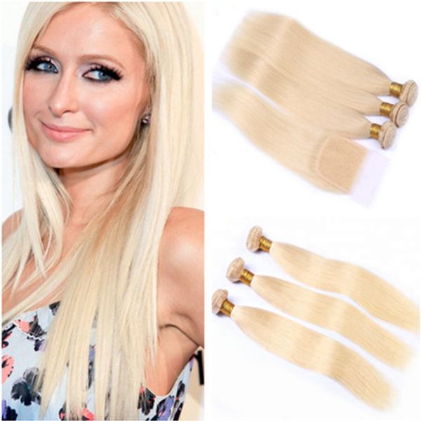 virgin brazilian blonde human hair weave bundles with closure 3bundles straight #613 blonde virgin hair wefts with 4x4 lace front closure, Black;brown
virgin brazilian blonde human hair weave bundles with closure 3bundles straight #613 blonde virgin hair wefts with 4x4 lace front closure, Black;brown