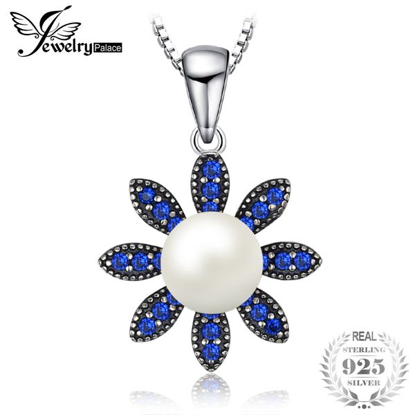 jewelrypalace flower 0.2ct created blue spinel cultured pearl pendant 100% real 925 sterling silver jewelry not include a chain
jewelrypalace flower 0.2ct created blue spinel cultured pearl pendant 100% real 925 sterling silver jewelry not include a chain