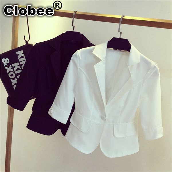 clobee office formal female blazer summer outerwear 2017 spring and autumn women suit ladies blazer white suit jacket coat femme, White;black
clobee office formal female blazer summer outerwear 2017 spring and autumn women suit ladies blazer white suit jacket coat femme, White;black