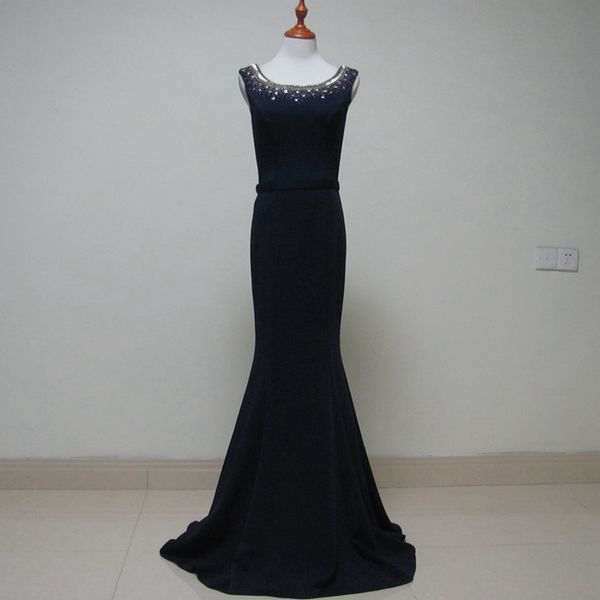 beaded scoop neck mermaid evening dresses 2019 long special occasion dresses new evening gowns floor length, Black;red
beaded scoop neck mermaid evening dresses 2019 long special occasion dresses new evening gowns floor length, Black;red