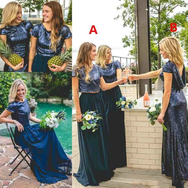 sparking sequin two piece bridesmaid dresses country shinning mix match same color different style wedding guest dress maid of honor, White;pink
sparking sequin two piece bridesmaid dresses country shinning mix match same color different style wedding guest dress maid of honor, White;pink