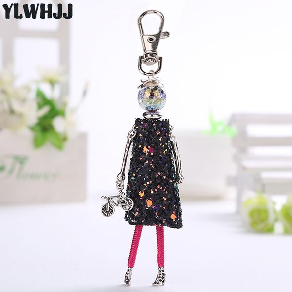 ylwhjj brand 2018 new girl cute doll car keychain sparkling key chain key ring women fashion jewelry bag handmade pendant, Silver
ylwhjj brand 2018 new girl cute doll car keychain sparkling key chain key ring women fashion jewelry bag handmade pendant, Silver