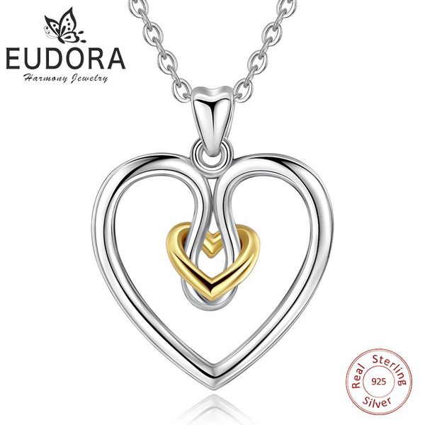 eudora unique 925 sterling silver connected double heart pendant necklace for women fine jewelry girl birthday perfect gift d256
eudora unique 925 sterling silver connected double heart pendant necklace for women fine jewelry girl birthday perfect gift d256