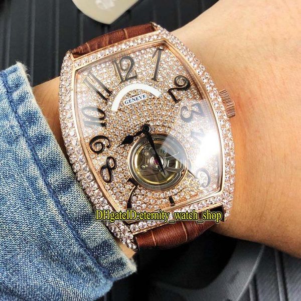 3 color cintrée curvex 8880 t diamond dial tourbillon automatic mens watch rose gold diamond bezel leather strap gents watches, Slivery;brown
3 color cintrée curvex 8880 t diamond dial tourbillon automatic mens watch rose gold diamond bezel leather strap gents watches, Slivery;brown