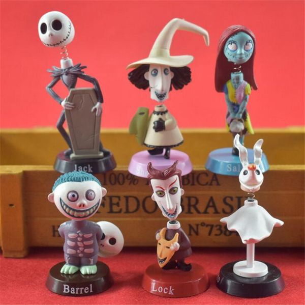 6pcs/set nightmare before christmas action figure toys 5-7cm jack skellington sally collection toy pvc dolls
6pcs/set nightmare before christmas action figure toys 5-7cm jack skellington sally collection toy pvc dolls