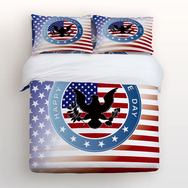 american usa flag duvet cover set 4th of july independence day eagle printed 4 piece bedding set with zipper closure
american usa flag duvet cover set 4th of july independence day eagle printed 4 piece bedding set with zipper closure