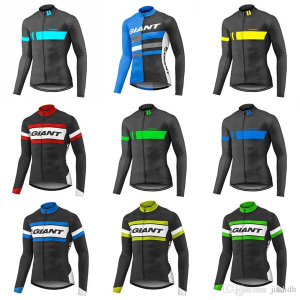 Гигантская команда Велоспорт длинными рукавами Джерси осень и зима модели езда р
Гигантская команда Велоспорт длинными рукавами Джерси осень и зима модели езда р