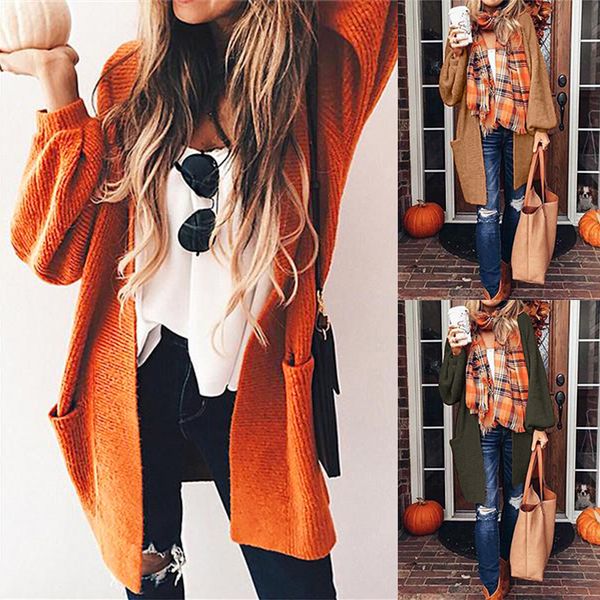 style 2018 autumn and winter fashion v-neck lantern sleeve slim full woman long coat solid pockets open female coat, Black
style 2018 autumn and winter fashion v-neck lantern sleeve slim full woman long coat solid pockets open female coat, Black