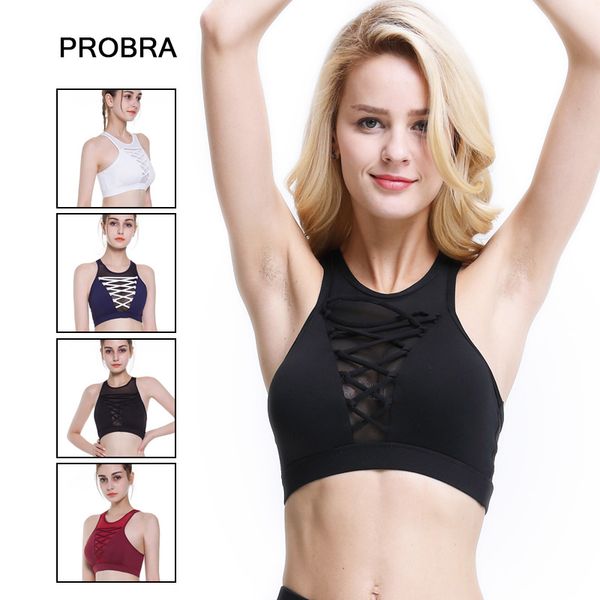 probra strap cross high impact running bra high collar mesh breathable yoga bra ouedoor sports underwear, White;black
probra strap cross high impact running bra high collar mesh breathable yoga bra ouedoor sports underwear, White;black