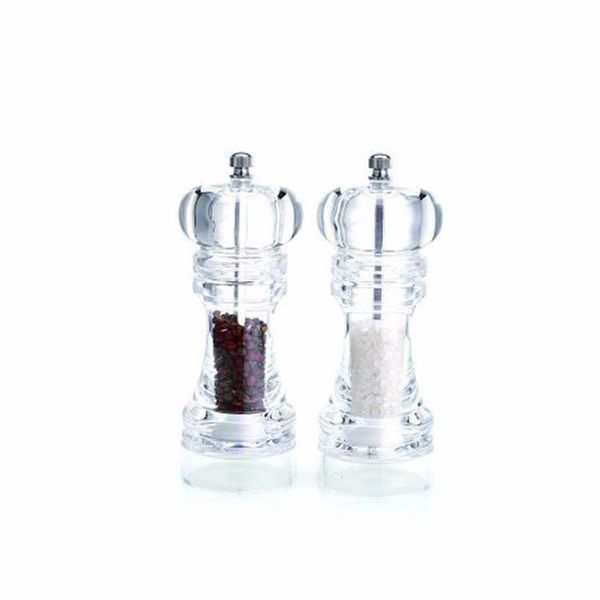 Acrylic Salt Pepper Grinder Transparent Pepper Mill Manual Ceramic Mill Grinder for Salt Pepper Sesame Cocoa
Acrylic Salt Pepper Grinder Transparent Pepper Mill Manual Ceramic Mill Grinder for Salt Pepper Sesame Cocoa