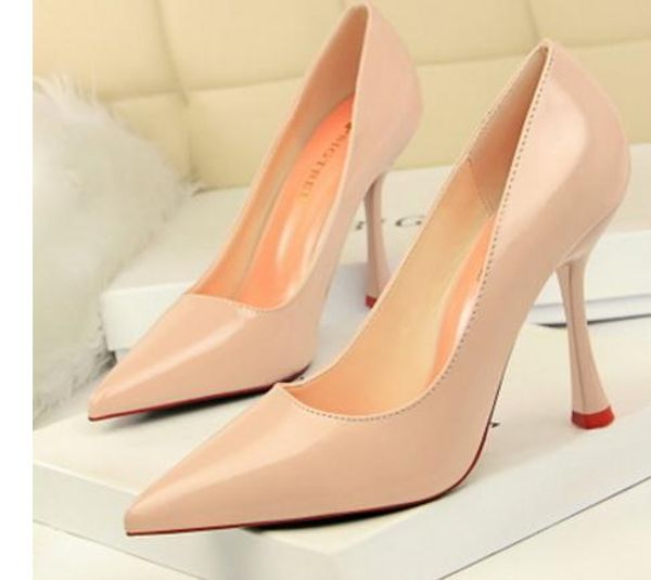 send 2018 spring and summer new style pointed end high heels fine heel shallow mouth women's shoes., Black
send 2018 spring and summer new style pointed end high heels fine heel shallow mouth women's shoes., Black
