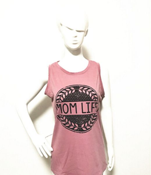 outdoor shirts 6 colors 5 size mom life sleeveless letters printed casual loose t shirt tee breathable cotton 50pcs, White;red
outdoor shirts 6 colors 5 size mom life sleeveless letters printed casual loose t shirt tee breathable cotton 50pcs, White;red