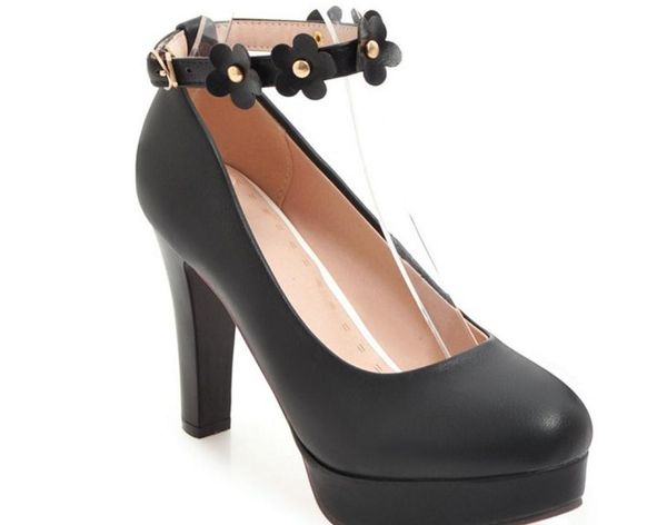 send waterproof table coarse heel high-heeled single shoes large size women shoes 40-- 45 small code 33, Black
send waterproof table coarse heel high-heeled single shoes large size women shoes 40-- 45 small code 33, Black