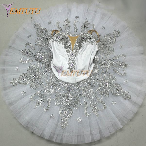 white silver professional ballet tutu snow queen pancake performance ballet tutus nutcracker stage costume women, Black;red
white silver professional ballet tutu snow queen pancake performance ballet tutus nutcracker stage costume women, Black;red