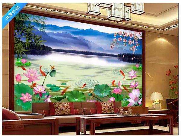 custom 3d wall murals wallpaper 3d p wallpaper murals chinese style landscape painting hanging paste lotus pond moonlight interior decor
custom 3d wall murals wallpaper 3d p wallpaper murals chinese style landscape painting hanging paste lotus pond moonlight interior decor